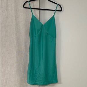 Primark Vibrant Green Silky Dress